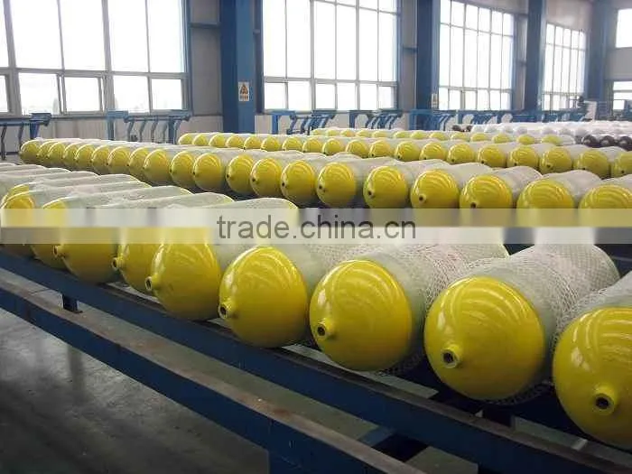 CNG cylinder, high pressure gas cylinders, car spare parts, OD356mm, ISO11439