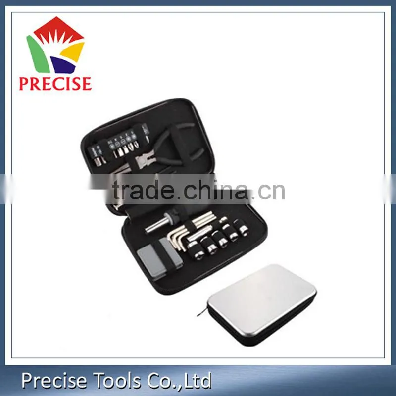 4LED Lampe Tool Kit,Small Hand Tool Kit With Led Lampe Case,Flashlight Tool Set