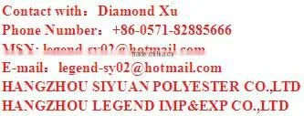 bright polyester fdy yarn with high color fastness