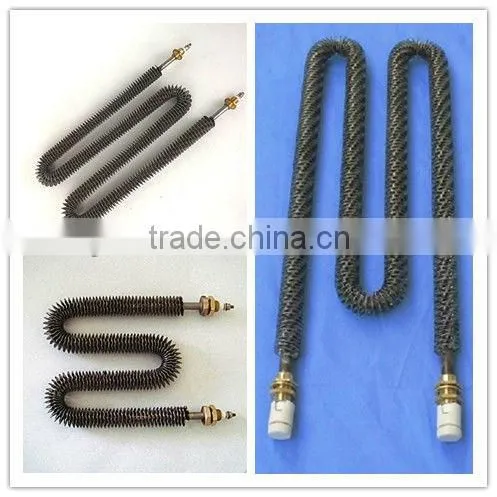 W Shape Machinery Electric SUS316 Tubular Finned Heater