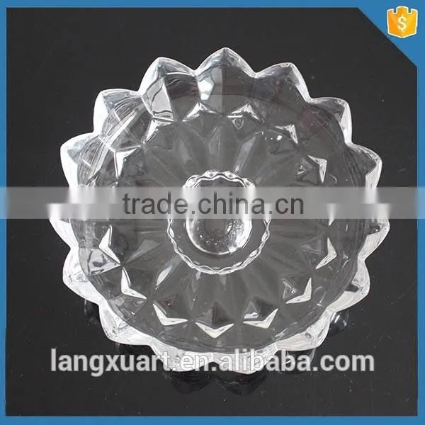 crystal decorative glass fruit plate