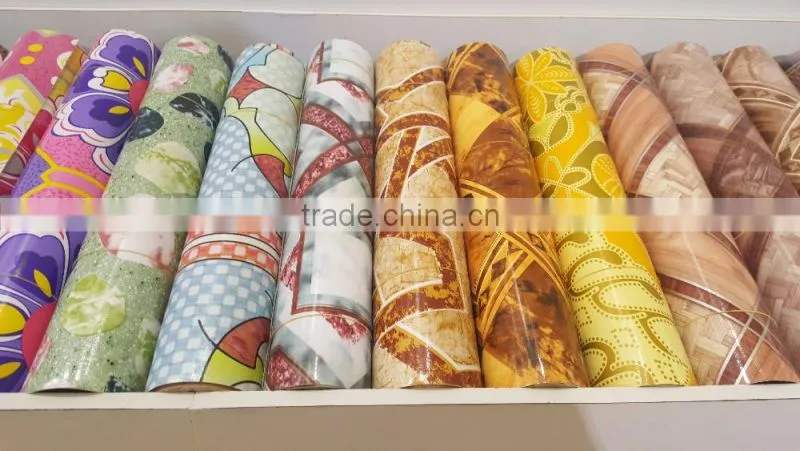 Multiple design color Surface Treatment china plastic pvc flooring