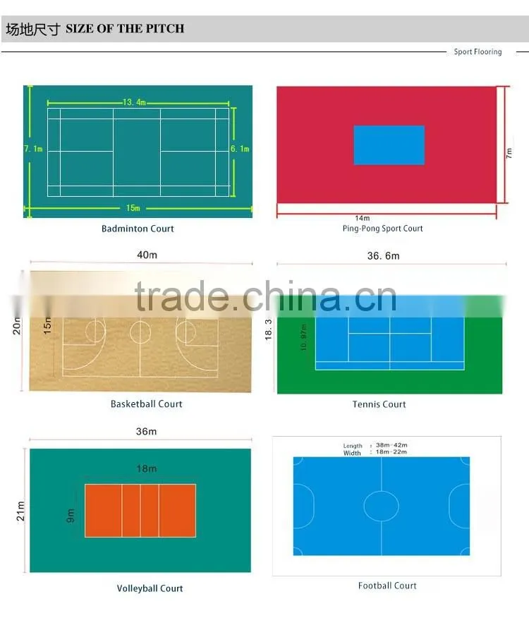 Anti Slip Playground Sports Courts Usage Outdoor Gym Rubber Flooring