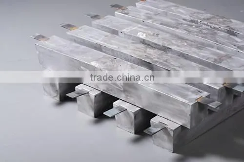 Aluminum material and cathodic protection application marine aluminum anode