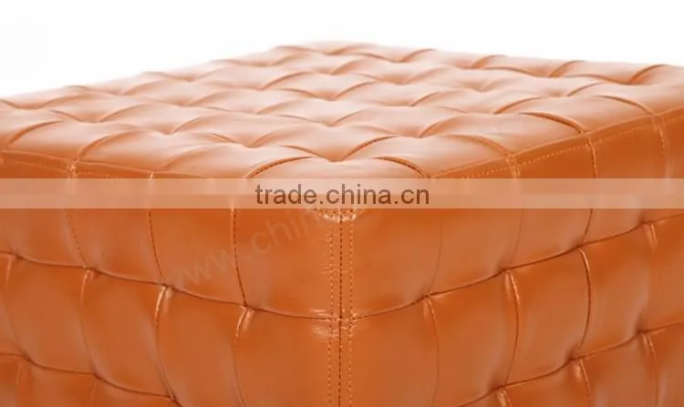 Modern Cube Ottoman leather furniture Cube Ottoman