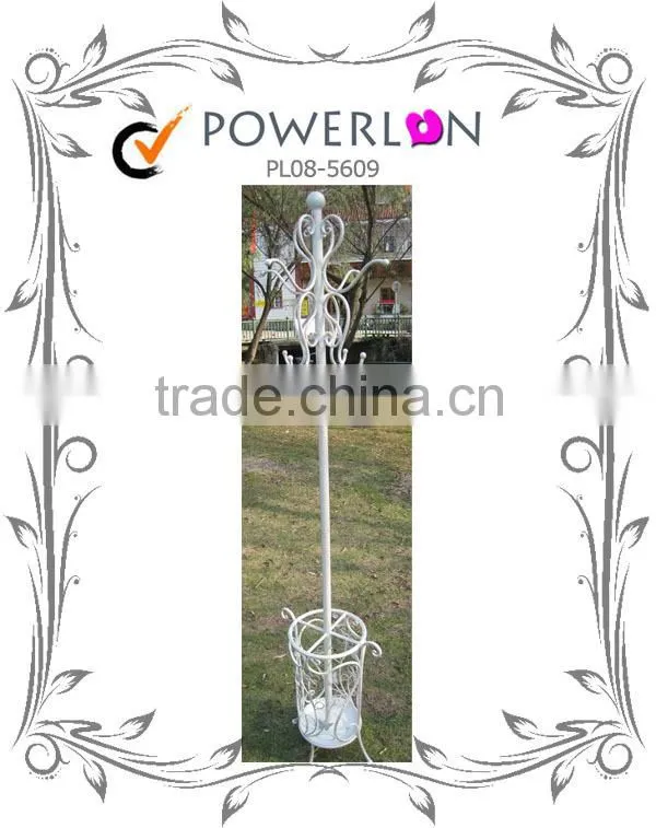 Wholesale New Design Antique Standing Wrough Iron Coat Rack Garden Ornament For Indoor Home I28M TS05 G00 X00 PL08-5608