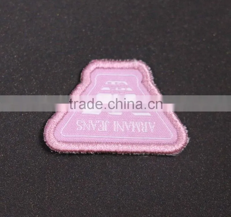 High performance laser cut custom woven patch woven badge