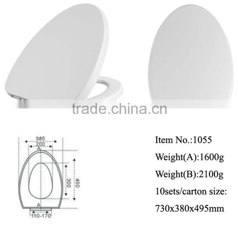 vip toilet metal feet toilet seat for water closet 1055