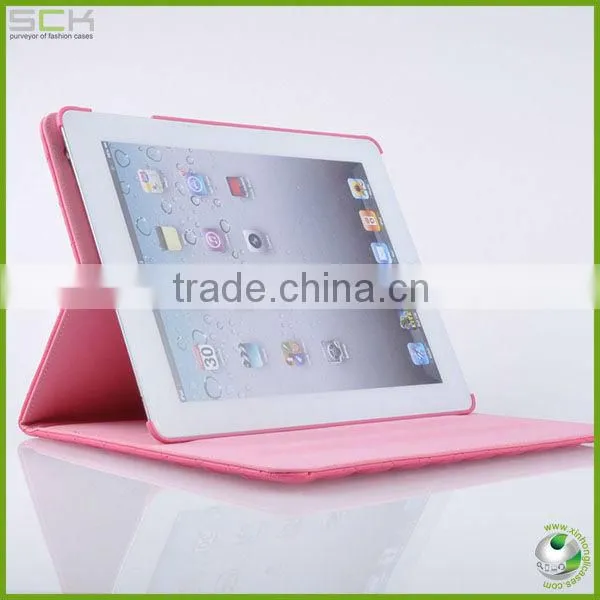 High Quality Leather Cover for IPAD2/3/4 with Factory Price