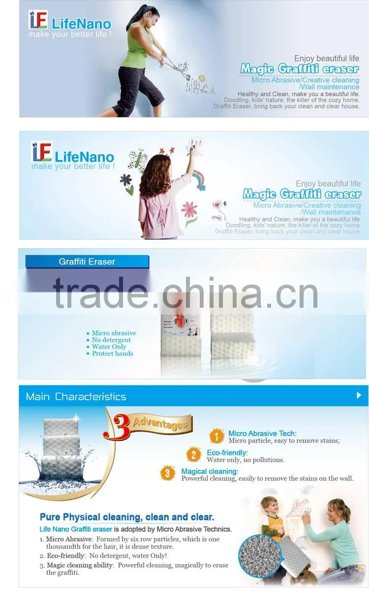 Wholesale innovative new household product remove Graffiti Cleaning Sponge