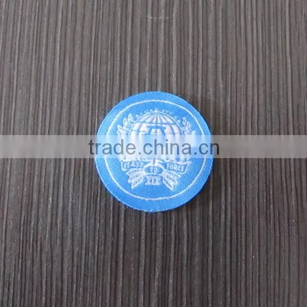 Customized Round Fabric Label Woven Label
