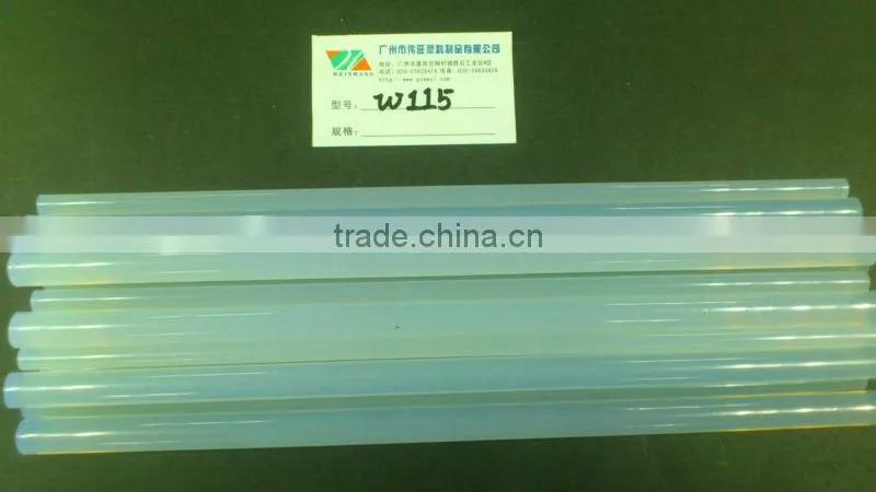 W115 clear hot-melt glue stick for packing