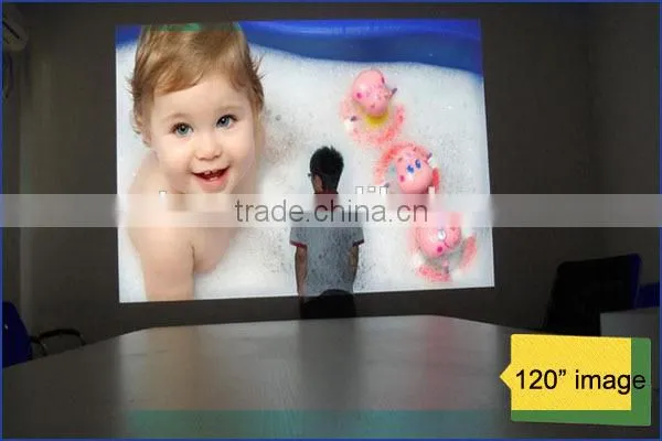 Wifi 3D Android 4.2 1280*800 support 1080P 1200 Lumens DLP Mini Projector TV
