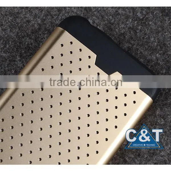 C&T 2in1 Hybrid High Impact Hard motorcycle Pattern + Black Silicone Case Cover for Apple iPhone 6