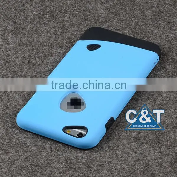 C&T Whole lastest fashionable design mobile phone cover hybrid case for iphone 6