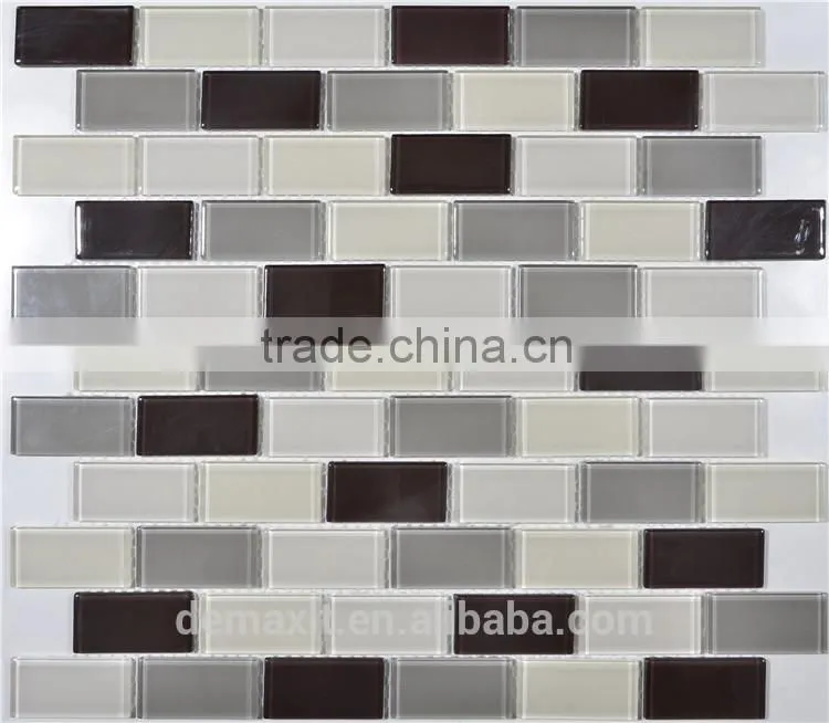 Blue Rainbow Glass Mosaic Mural