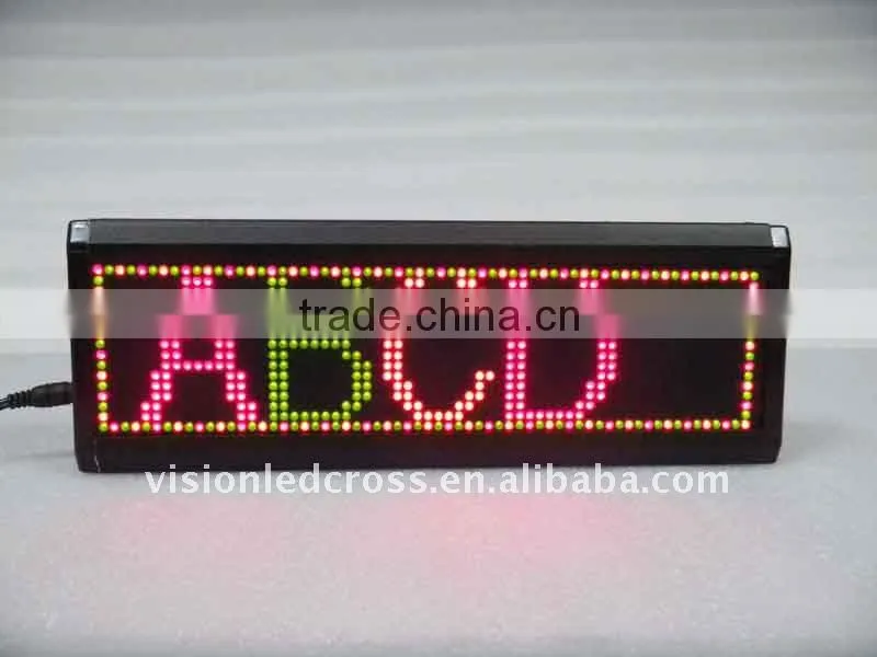 Promotional indoor led moving sign P7.62