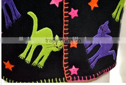 sweater vest for old women,women button sweater vest wholesale in 2015
