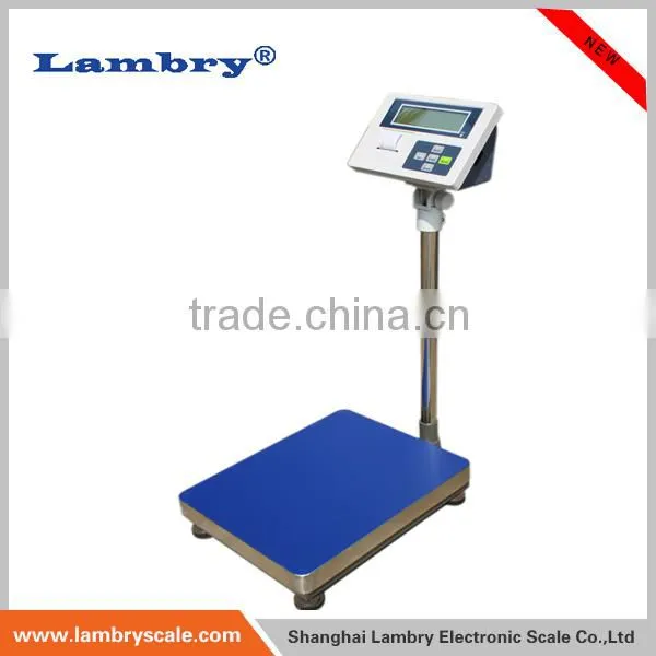 RS232 connector weighing platform scale with printer