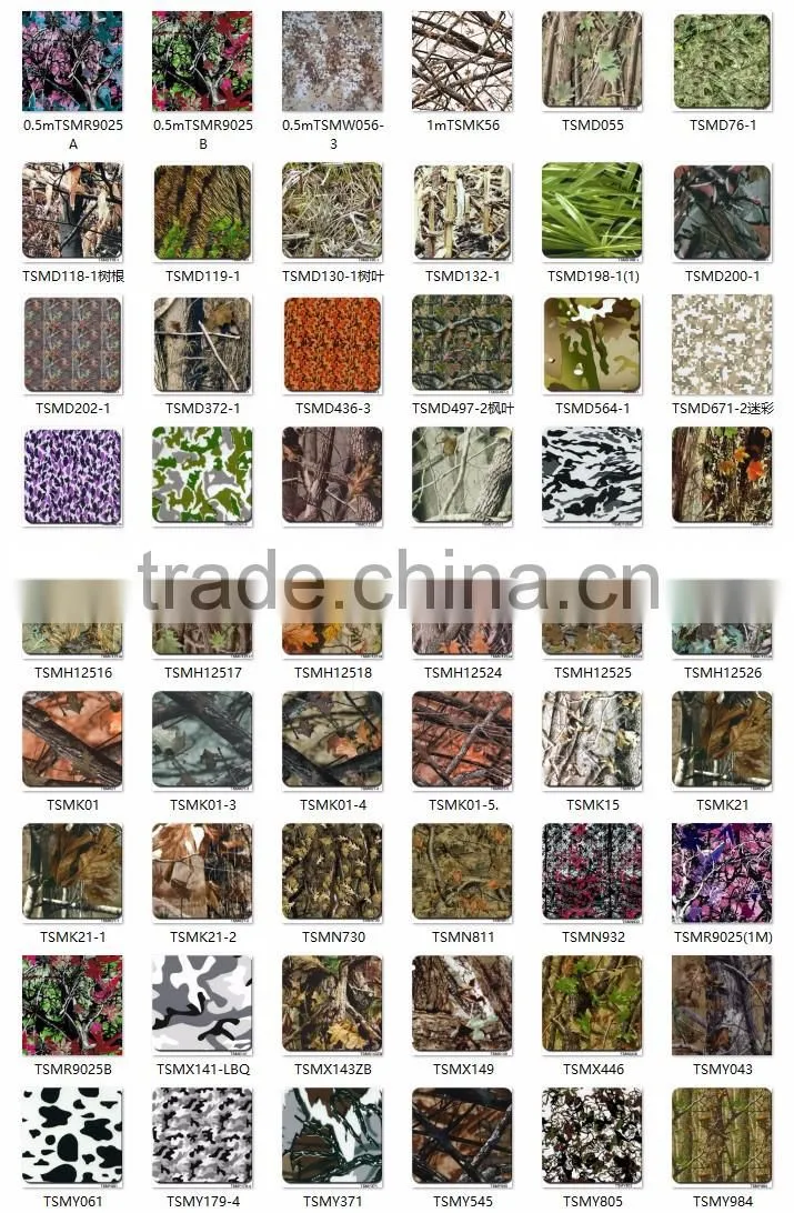 TSAUTOP New Patterns 0.5M/1M width Cartoon Design pva water transfer printing film hydrographic film hydro printing film TSMH057