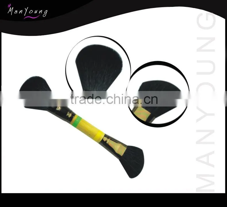 Double end powder foundation brush