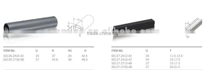 stair stainless steel tube handrail steel bar