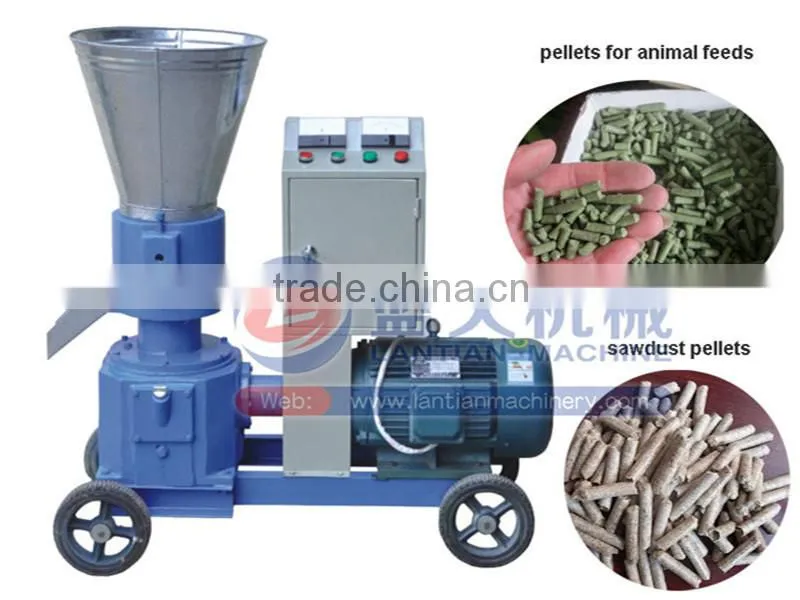 Large production capacity professional manufacturer flat die wood pellet machine