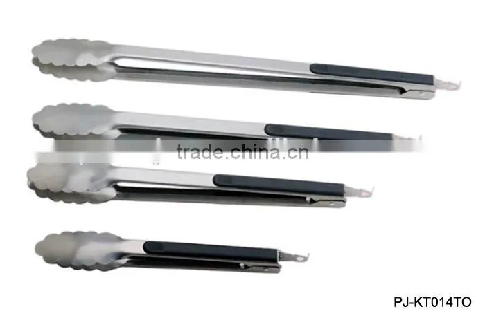 Wood Handle BBQ Tongs