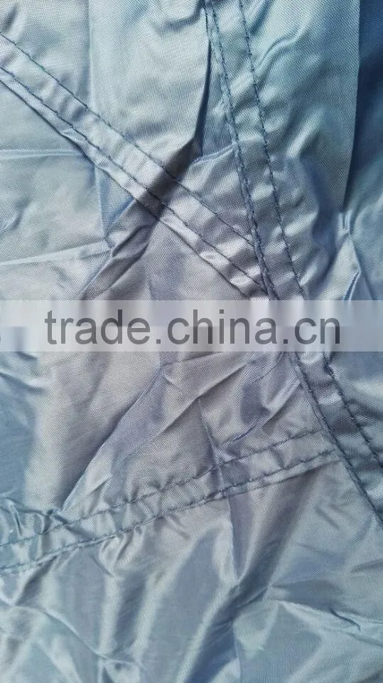 190T polyester blue waterproof motorbike UV Protective breathable outdoor cover