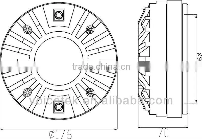 TSCT-7501 200W compression driver , 2 inch exit tweeter neo speaker driver