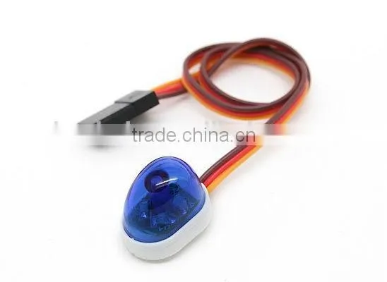 Police Car Style Single LED Light (Blue)