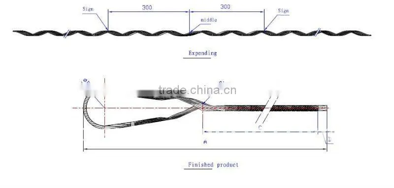 DEAD END GUY GRIP FOR ADSS OPTICAL FIBER CABLE