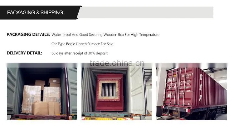 Large loading capacity heat treatment industrial furnace
