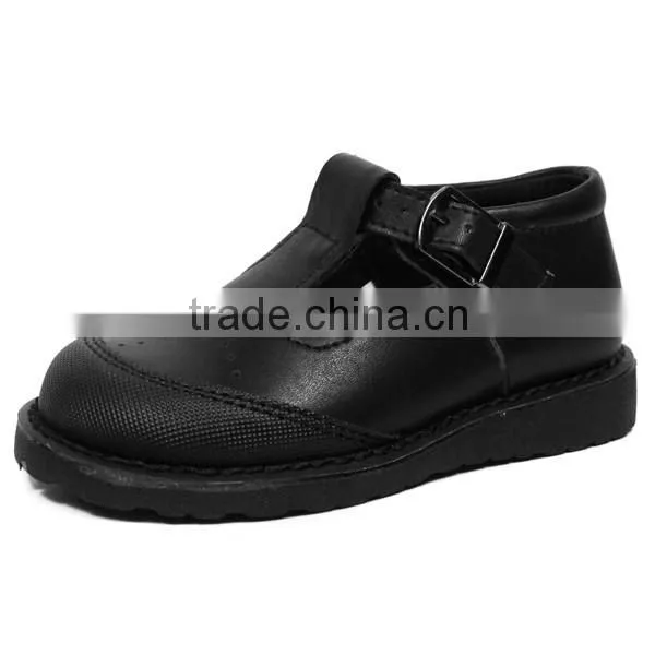 New Style Girls Classic Black Buckle Strap Mary Jane School Shoes