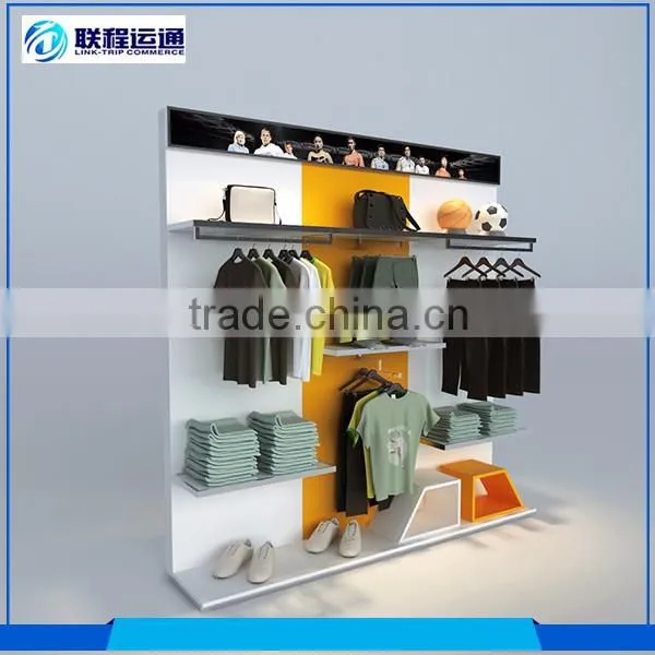 New style stainless mirror polished wall display rack