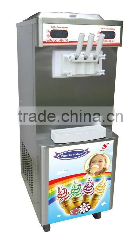 2014 automatic rainbow soft serve ice cream machine (ICM-T336)