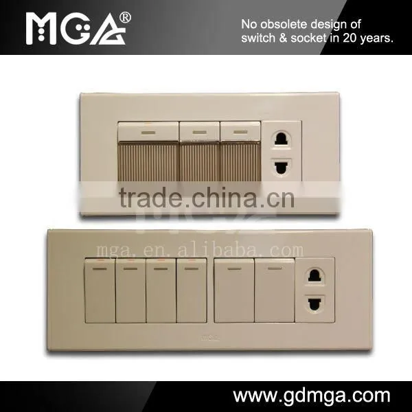 MGA MG7 series modular Italy socket