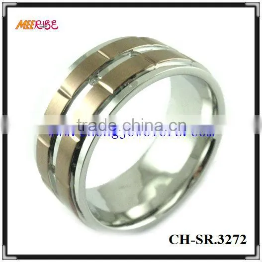 Fashion high polished black ceramic finger rings