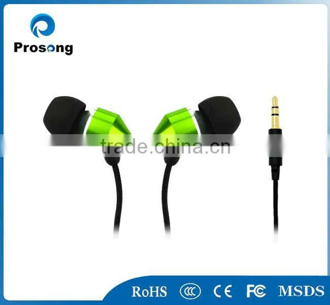 High quality newly design metallic fashionable earphone for mp3