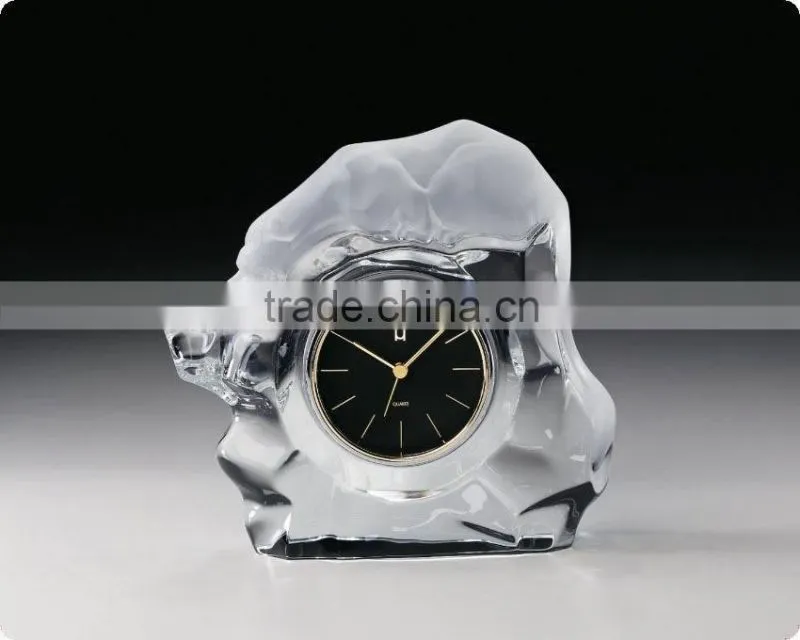2016 New decorative crystal clock for souvenir