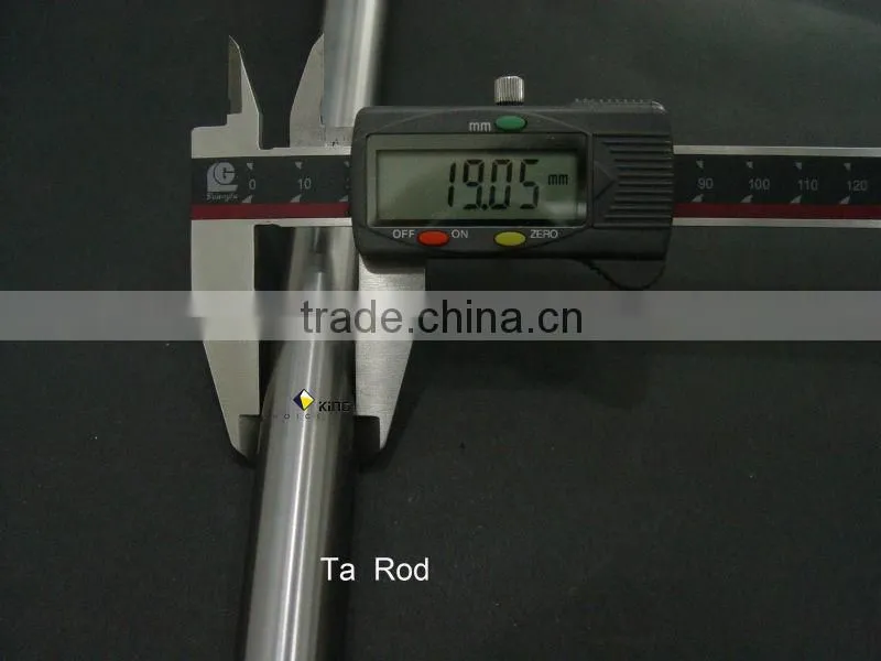 Tantalum stick 99.95% min.