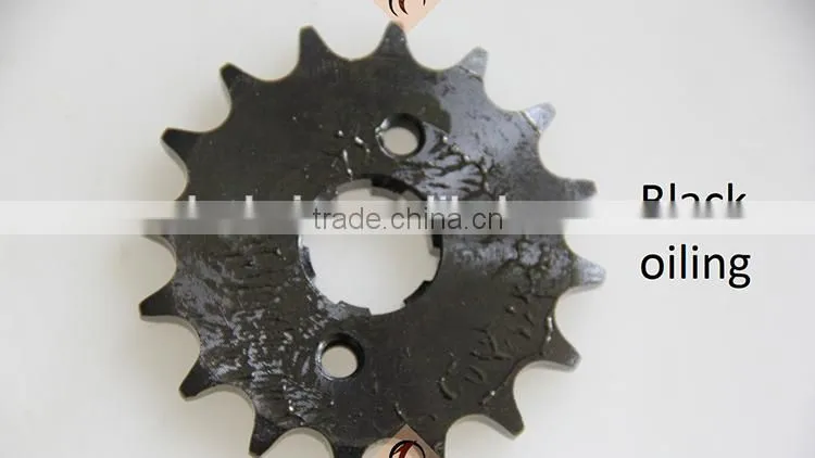 HIGH QUALITY 45 STEEL 40MN 428/110L-43T/13T motorcycle chain and sprocket
