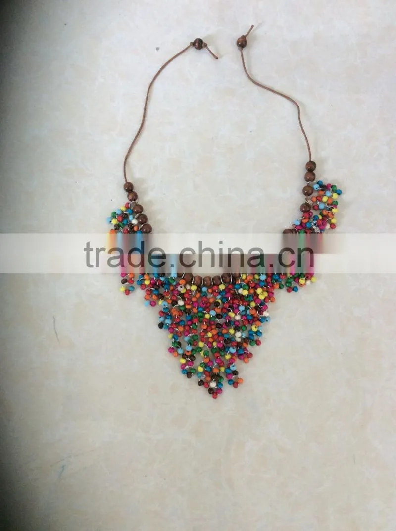 new arrival wholesale unique handmade beaded necklet