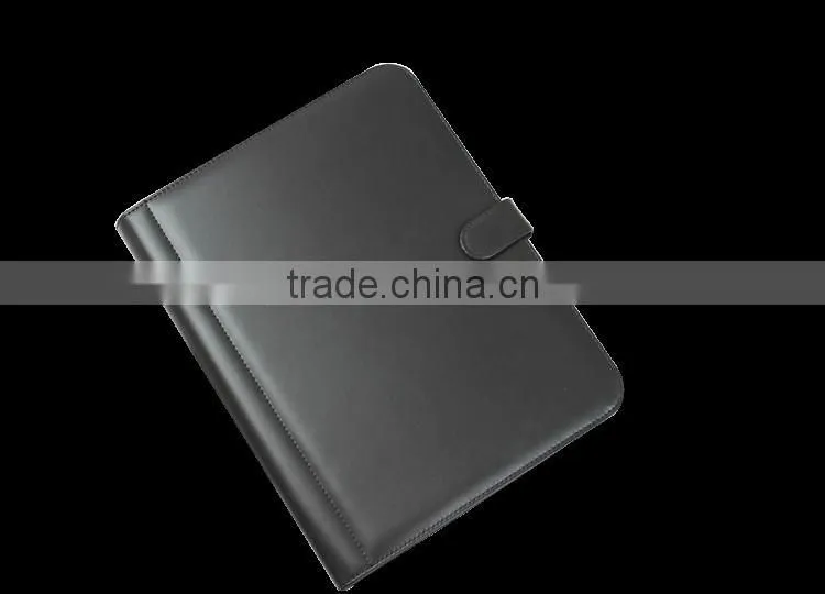 Custom Cheaper Price Leather Folder, A4 Leather Portfolio / File Folder