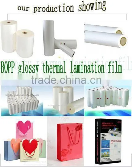 Customized Glossy Metal thermal lamination film silver,gold,and coloured