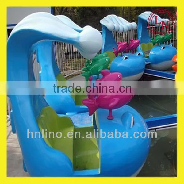 Swing rides amusement park fight shark, fighting on the island, shooting game rides