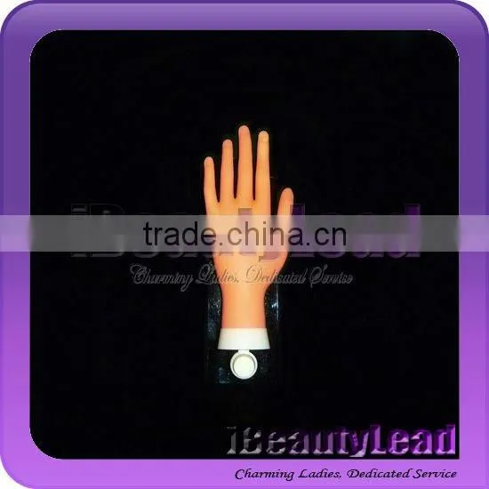 Plastic nail art training hand