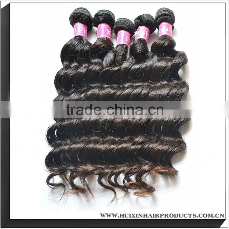 Grade 6a unprocessed virgin indian hair extension natural wave, natural color raw indian human hair