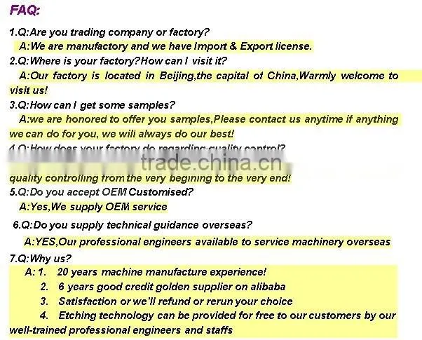 2014 High precision PCB making machine