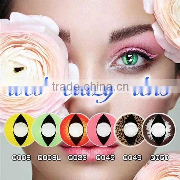 newest cat eyes design halloween crazy contact lenses party lenses